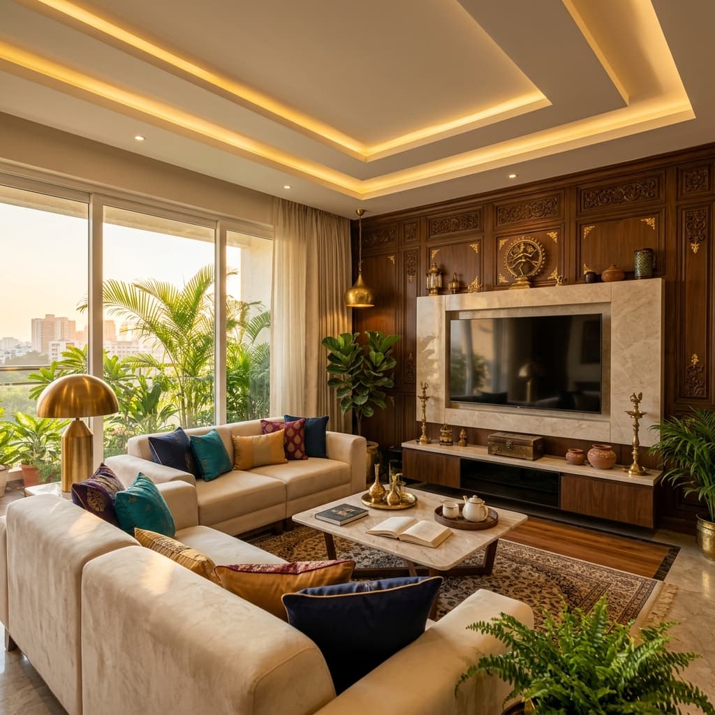 Premium Indian home interior by Beyond Space Interiors