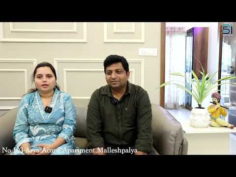 3BHK – Arya Acorn, Malleshpalya – interior design project
