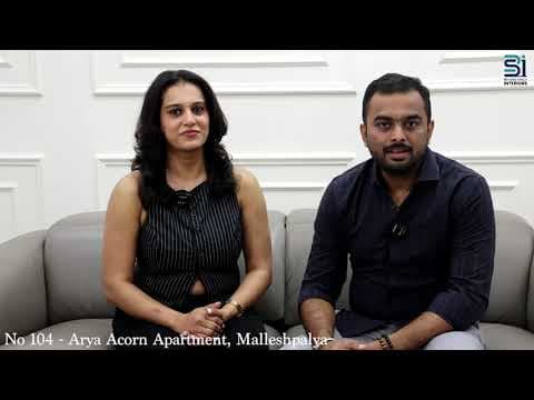 2BHK – Arya Acorn, Malleshpalya – interior design project